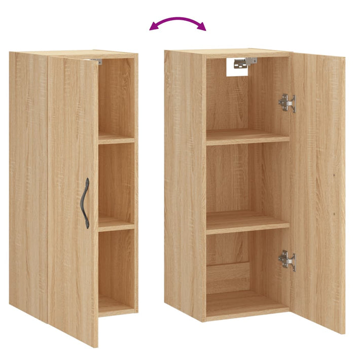 Dulap de perete, stejar sonoma, 34,5x34x90 cm, lemn prelucrat - WALTI WALTI