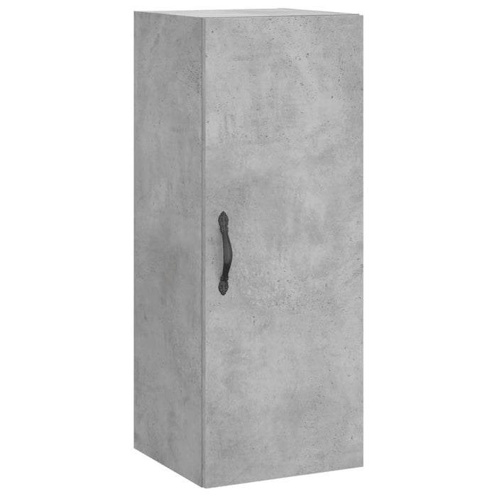 Dulap de perete, gri beton, 34,5x34x90 cm, lemn prelucrat - WALTI WALTI