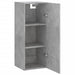 Dulap de perete, gri beton, 34,5x34x90 cm, lemn prelucrat - WALTI WALTI