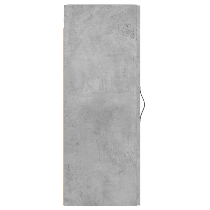 Dulap de perete, gri beton, 34,5x34x90 cm, lemn prelucrat - WALTI WALTI
