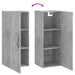 Dulap de perete, gri beton, 34,5x34x90 cm, lemn prelucrat - WALTI WALTI