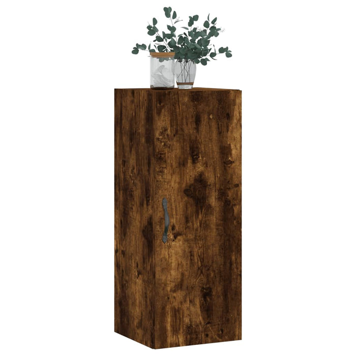Dulap de perete, stejar fumuriu, 34,5x34x90 cm, lemn prelucrat - WALTI WALTI