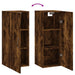 Dulap de perete, stejar fumuriu, 34,5x34x90 cm, lemn prelucrat - WALTI WALTI