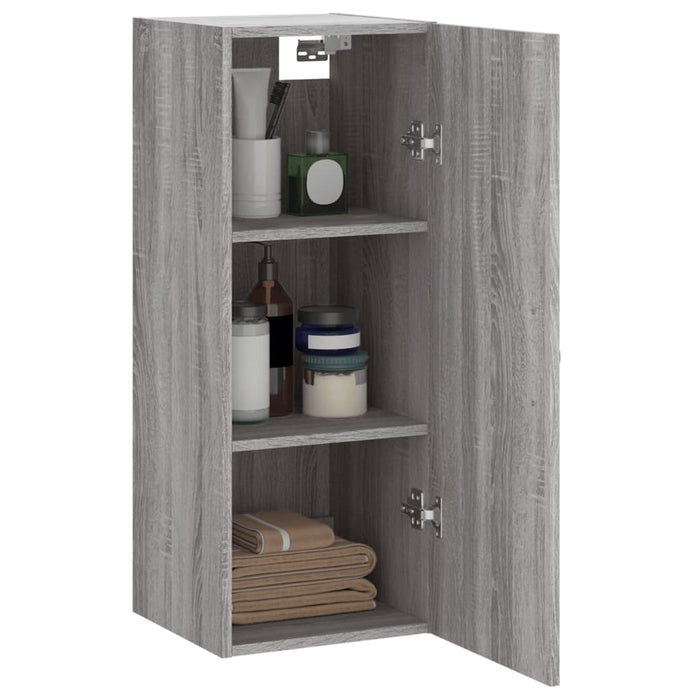 Dulap de perete, gri sonoma, 34,5x34x90 cm, lemn prelucrat WALTI