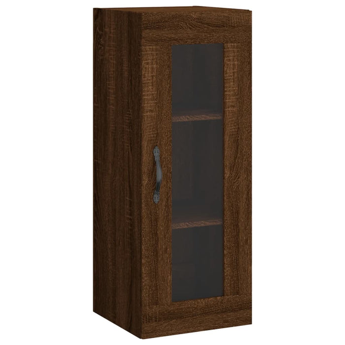 Dulap montat pe perete, stejar maro, 34,5x34x90 cm WALTI