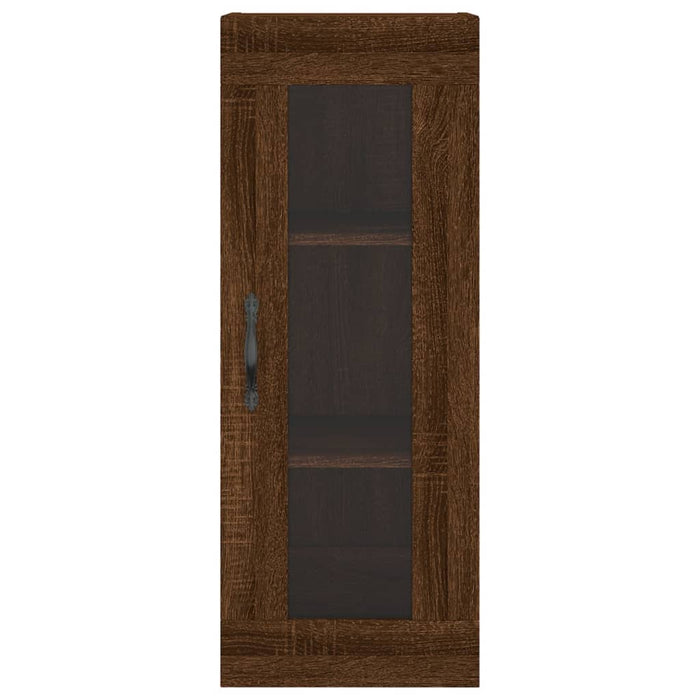 Dulap montat pe perete, stejar maro, 34,5x34x90 cm WALTI