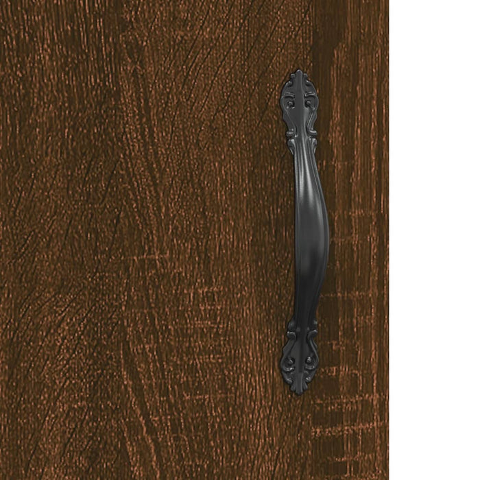 Dulap montat pe perete, stejar maro, 34,5x34x90 cm WALTI