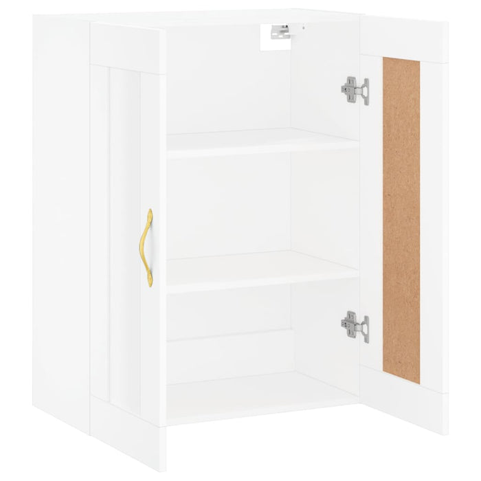 Dulap montat pe perete, alb, 69,5x34x90 cm, lemn prelucrat - WALTI WALTI