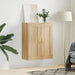 Dulap TV pe perete stejar sonoma, 69,5x34x90 cm, lemn prelucrat - WALTI WALTI