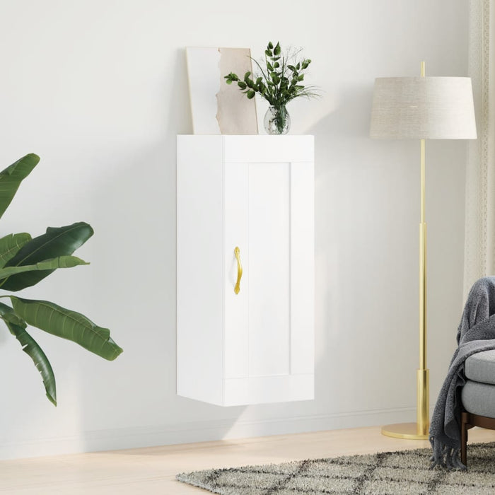 Dulap de perete, alb, 34,5x34x90 cm, lemn prelucrat WALTI