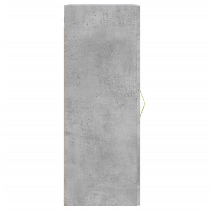 Dulap de perete, gri beton, 34,5x34x90 cm, lemn prelucrat - WALTI WALTI