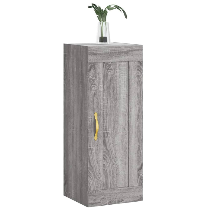 Dulap de perete, gri sonoma, 34,5x34x90 cm, lemn prelucrat WALTI