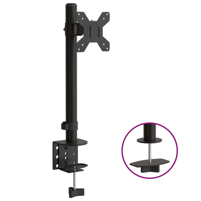 Suport de perete pentru monitor VESA 75/100 mm, negru, oțel - WALTI WALTI