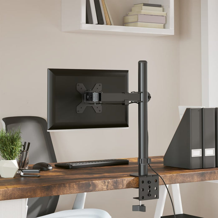Suport de perete pentru monitor VESA 75/100 mm, negru, oțel - WALTI WALTI