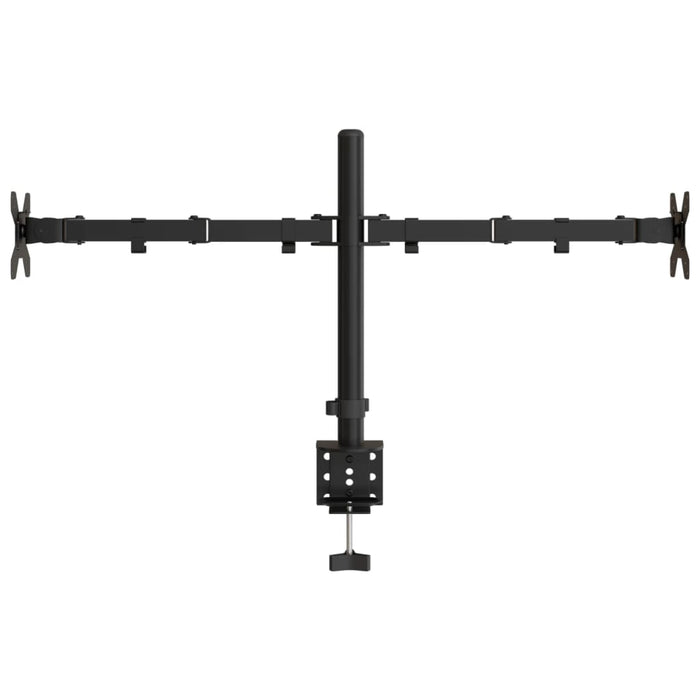 Suport de perete pentru monitor dublu VESA 75/100 mm negru oțel - WALTI WALTI