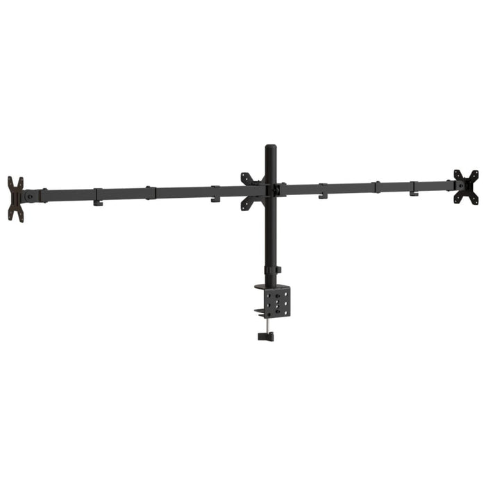 Suport de perete pentru monitor triplu VESA 75/100mm negru oțel - WALTI WALTI