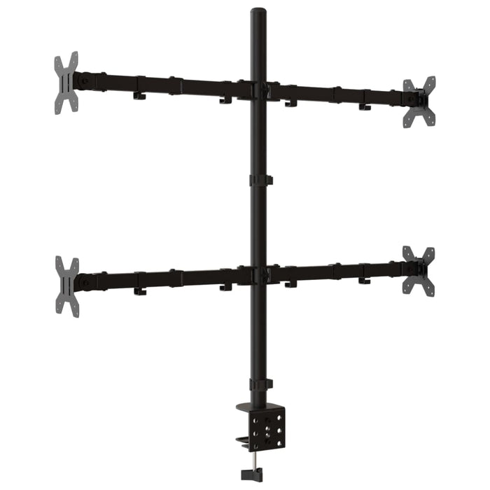 Suport de perete pentru monitor VESA 75/100 mm, negru, oțel - WALTI WALTI