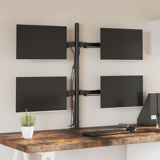 Suport de perete pentru monitor VESA 75/100 mm, negru, oțel - WALTI WALTI