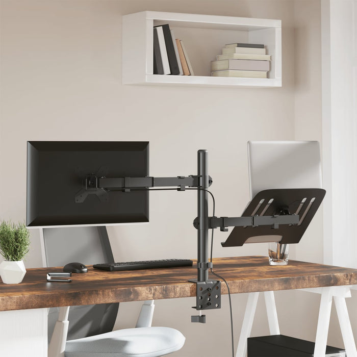 Suport de perete pentru monitor VESA 75/100 mm, negru, oțel - WALTI WALTI