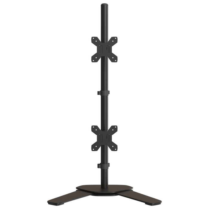 Suport de perete pentru monitor dublu VESA 75/100 mm negru oțel - WALTI WALTI