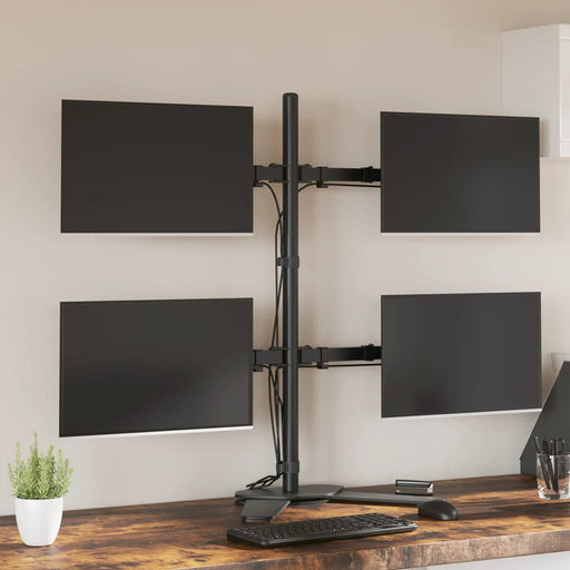 Suport de perete pentru monitor VESA 75/100 mm, negru, oțel - WALTI WALTI