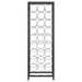 Suport sticle vin 27 de sticle, negru 34x18x100 cm fier forjat - WALTI WALTI