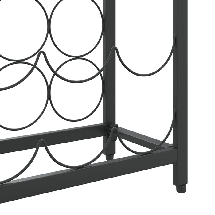 Suport sticle vin 27 de sticle, negru 34x18x100 cm fier forjat - WALTI WALTI