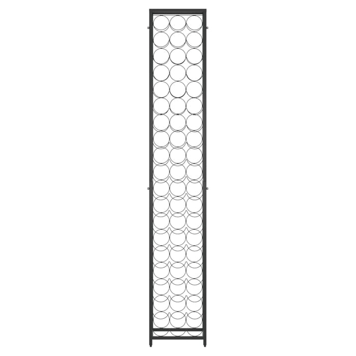 Suport sticle vin 57 de sticle, negru 34x18x200 cm fier forjat - WALTI WALTI