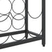Suport sticle vin 57 de sticle, negru 34x18x200 cm fier forjat - WALTI WALTI