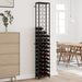 Suport sticle vin 57 de sticle, negru 34x18x200 cm fier forjat - WALTI WALTI
