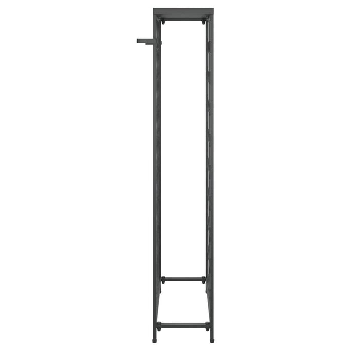 Suport sticle vin, 45 de sticle negru 54x18x100 cm fier forjat - WALTI WALTI