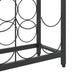 Suport sticle vin, 95 de sticle negru 54x18x200 cm fier forjat - WALTI WALTI