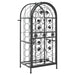 Suport sticle vin 33 de sticle, negru 45x36x100 cm fier forjat - WALTI WALTI