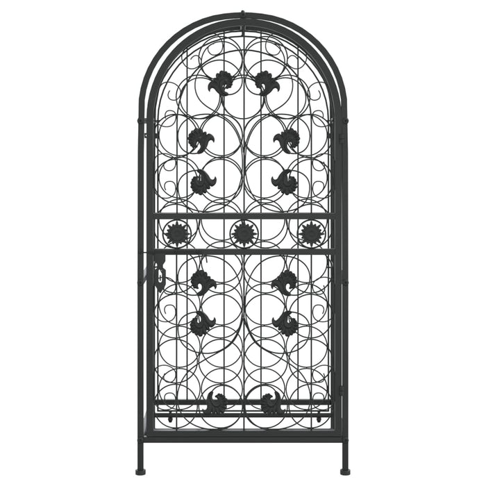 Suport sticle vin 33 de sticle, negru 45x36x100 cm fier forjat - WALTI WALTI