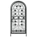 Suport sticle vin 33 de sticle, negru 45x36x100 cm fier forjat - WALTI WALTI