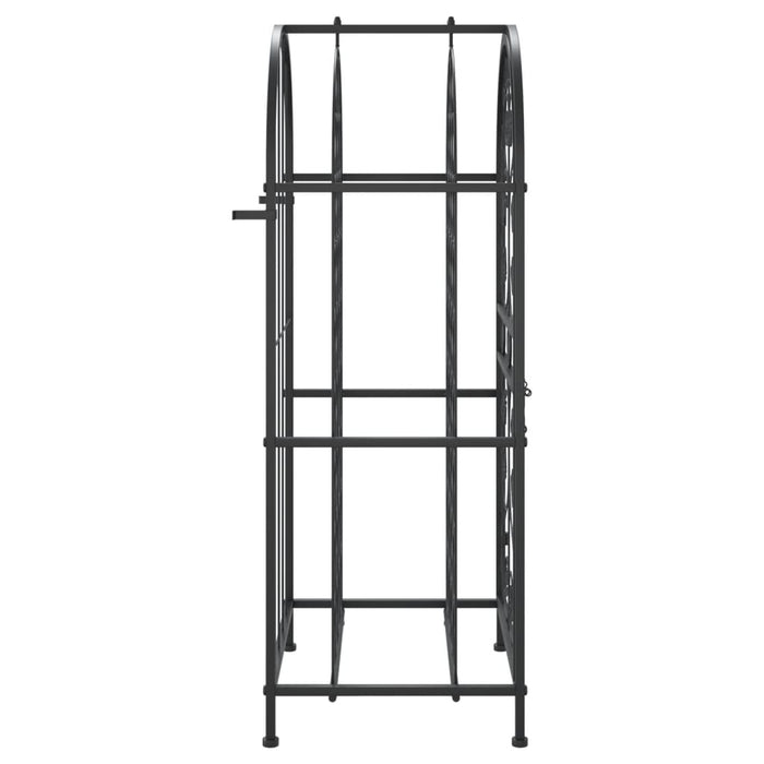 Suport sticle vin 33 de sticle, negru 45x36x100 cm fier forjat - WALTI WALTI