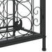 Suport sticle vin 33 de sticle, negru 45x36x100 cm fier forjat - WALTI WALTI