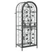 Suport sticle vin 41 de sticle, negru 45x36x120 cm fier forjat - WALTI WALTI