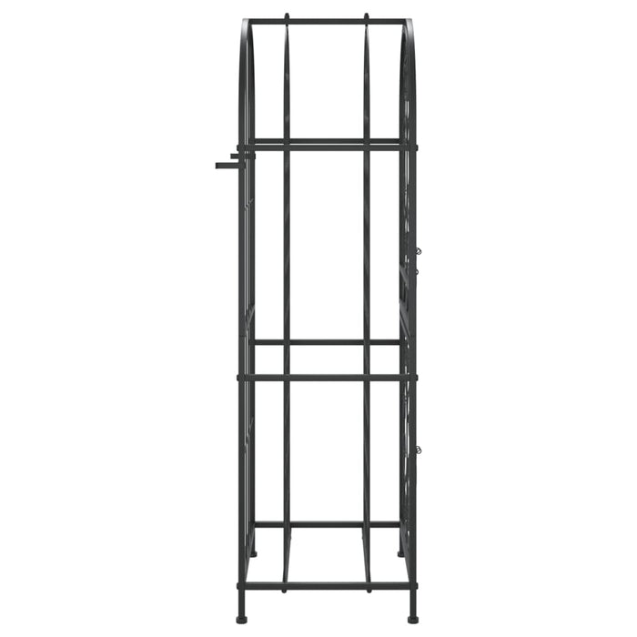 Suport sticle vin 41 de sticle, negru 45x36x120 cm fier forjat - WALTI WALTI
