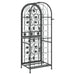 Suport sticle vin 41 de sticle, negru 45x36x120 cm fier forjat - WALTI WALTI