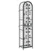 Suport sticle vin 73 de sticle, negru 45x36x200 cm fier forjat - WALTI WALTI