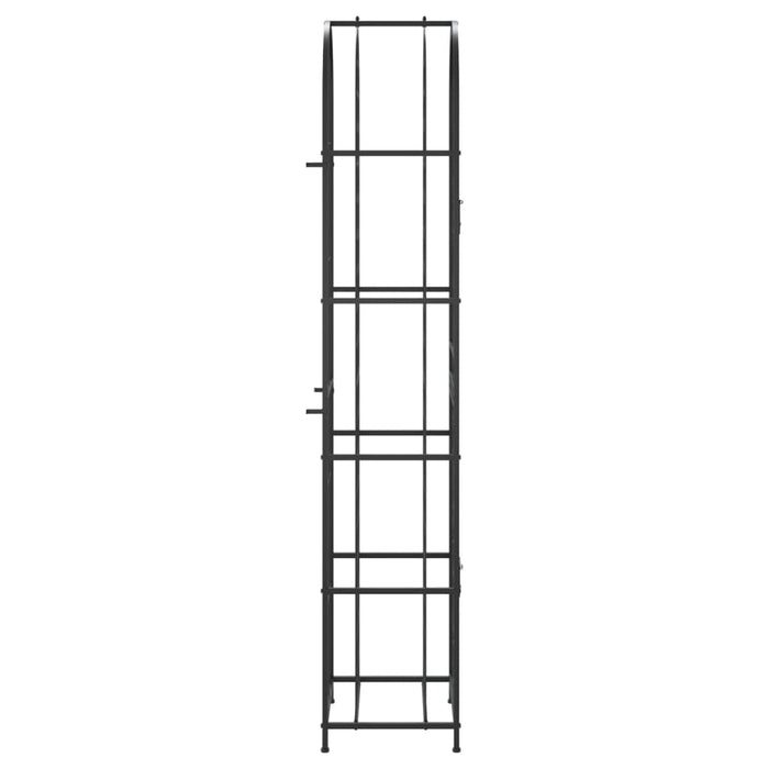 Suport sticle vin 73 de sticle, negru 45x36x200 cm fier forjat - WALTI WALTI