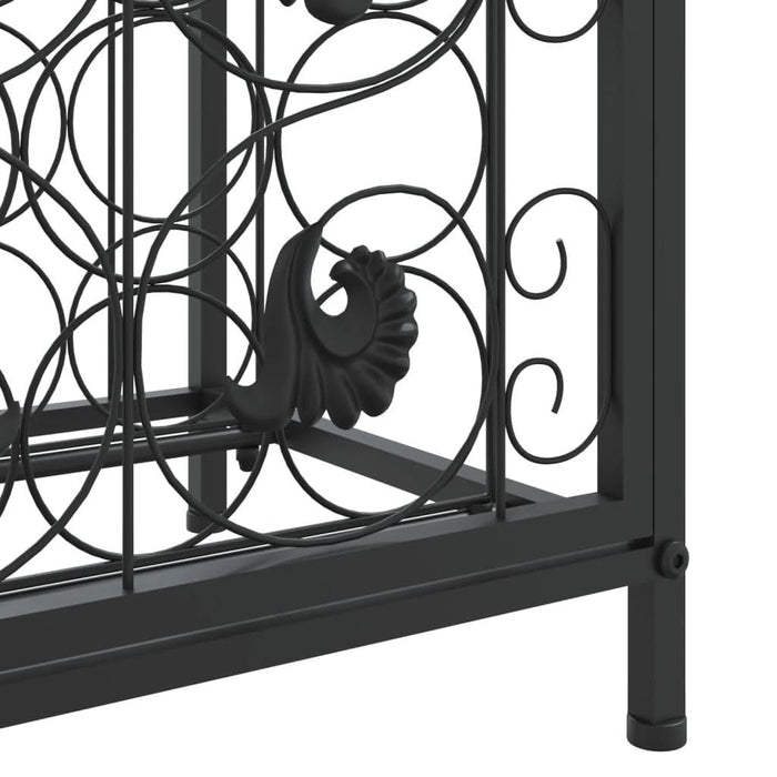 Suport sticle vin 73 de sticle, negru 45x36x200 cm fier forjat - WALTI WALTI