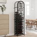 Suport sticle vin 73 de sticle, negru 45x36x200 cm fier forjat - WALTI WALTI