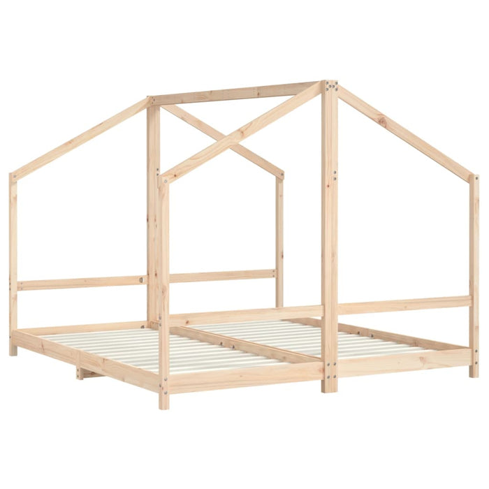 Cadru pat pentru copii, 2x(90x200) cm, lemn masiv de pin - WALTI WALTI