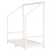Cadru de pat pentru copii, alb, 2x(70x140) cm, lemn masiv pin - WALTI WALTI