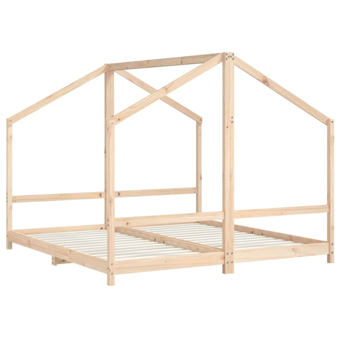 Cadru pat pentru copii, 2x(90x190) cm, lemn masiv de pin - WALTI WALTI