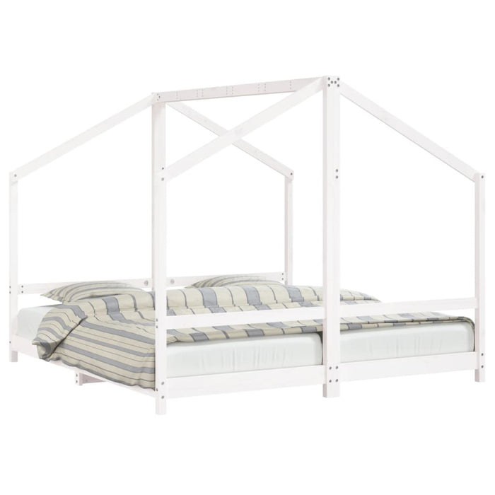 Cadru de pat pentru copii, 2x(90x190) cm, lemn masiv de pin - WALTI WALTI