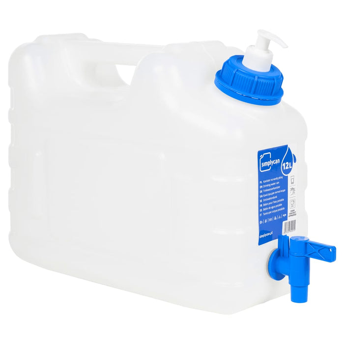 Recipient de apă cu robinet și dozator de săpun, 10 L, plastic WALTI