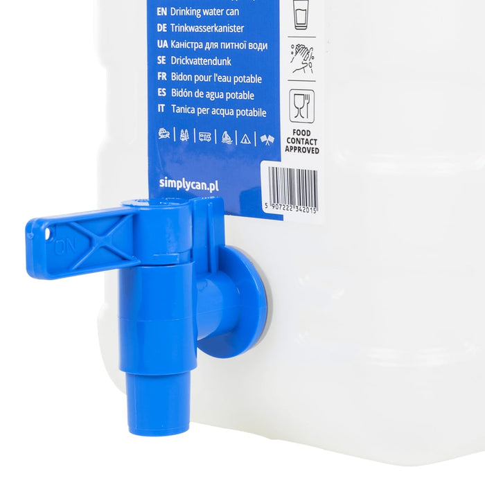 Recipient de apă cu robinet și dozator de săpun, 10 L, plastic WALTI